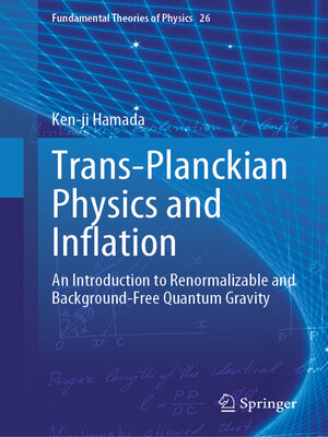 cover image of Trans-Planckian Physics and Inflation
